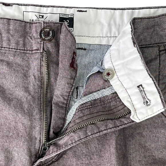 Brunswick Garments by Cotton On Men's Shorts Size 32 9.5" Inseam Flat Front - Picture 4 of 6